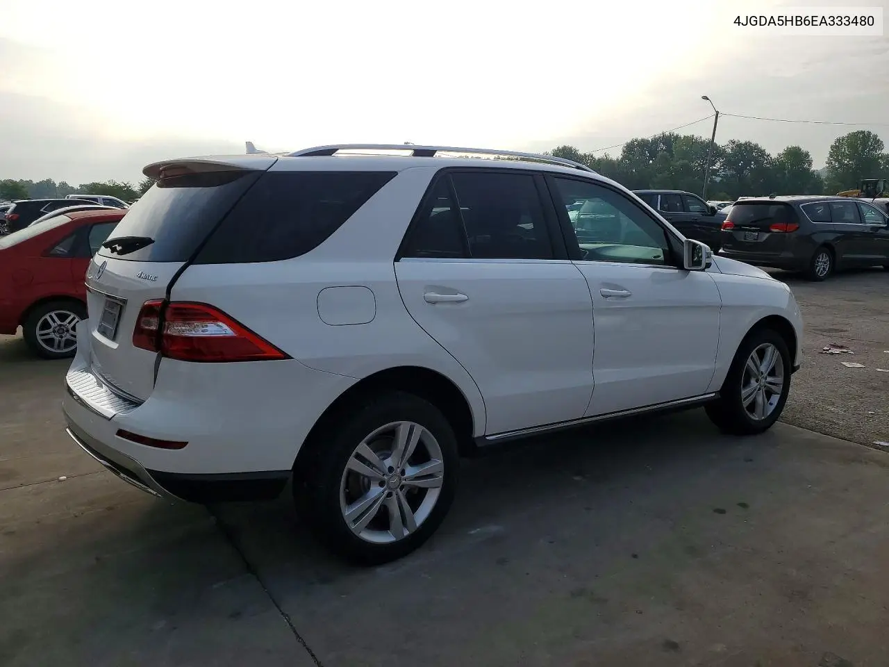 2014 Mercedes-Benz Ml 350 4Matic VIN: 4JGDA5HB6EA333480 Lot: 59945866