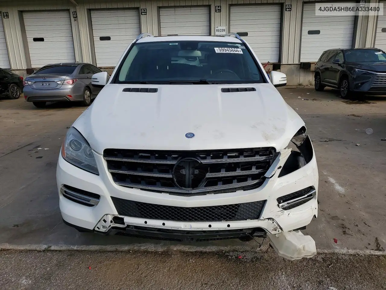 2014 Mercedes-Benz Ml 350 4Matic VIN: 4JGDA5HB6EA333480 Lot: 59945866