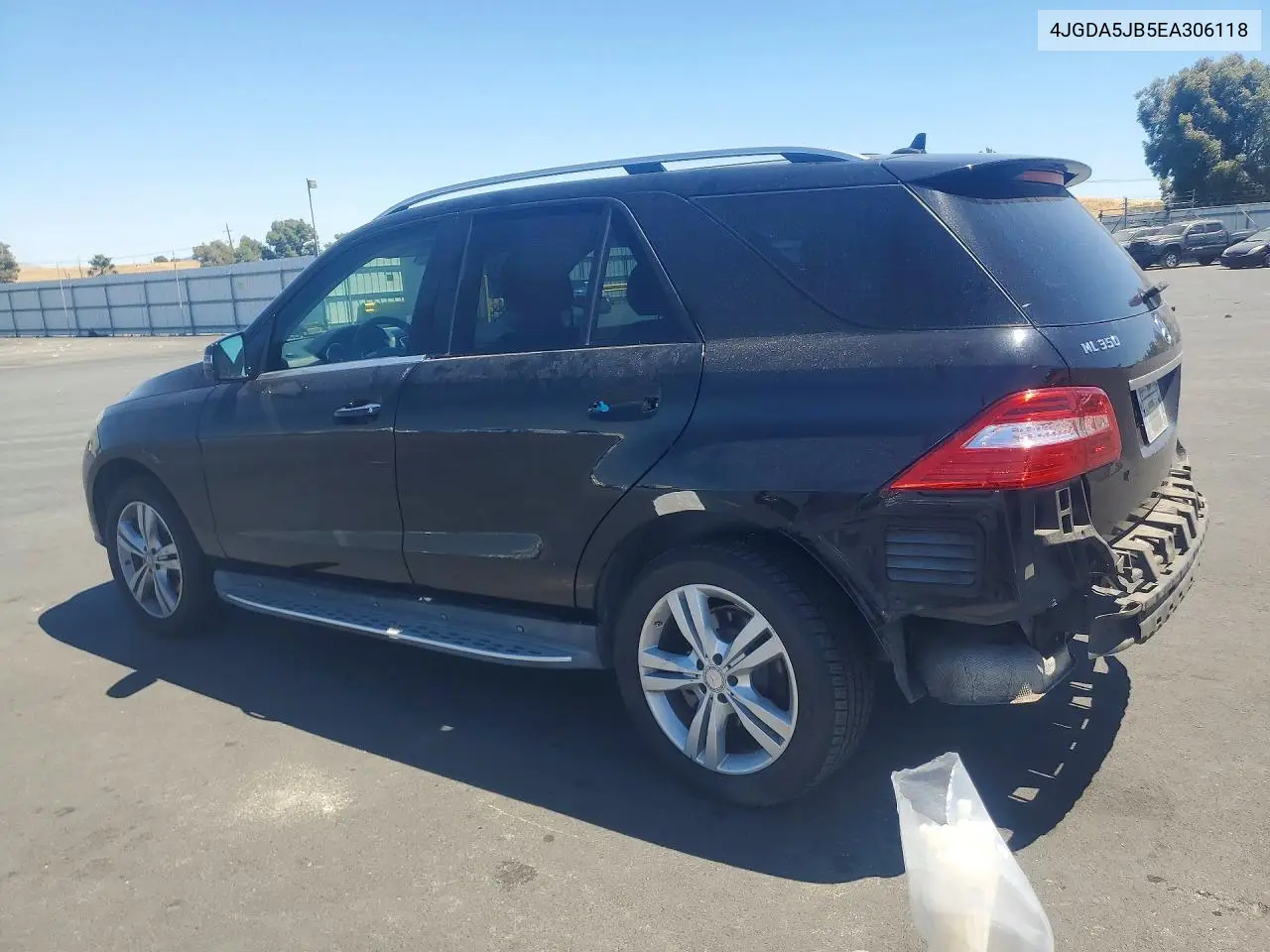 2014 Mercedes-Benz Ml 350 VIN: 4JGDA5JB5EA306118 Lot: 60516296