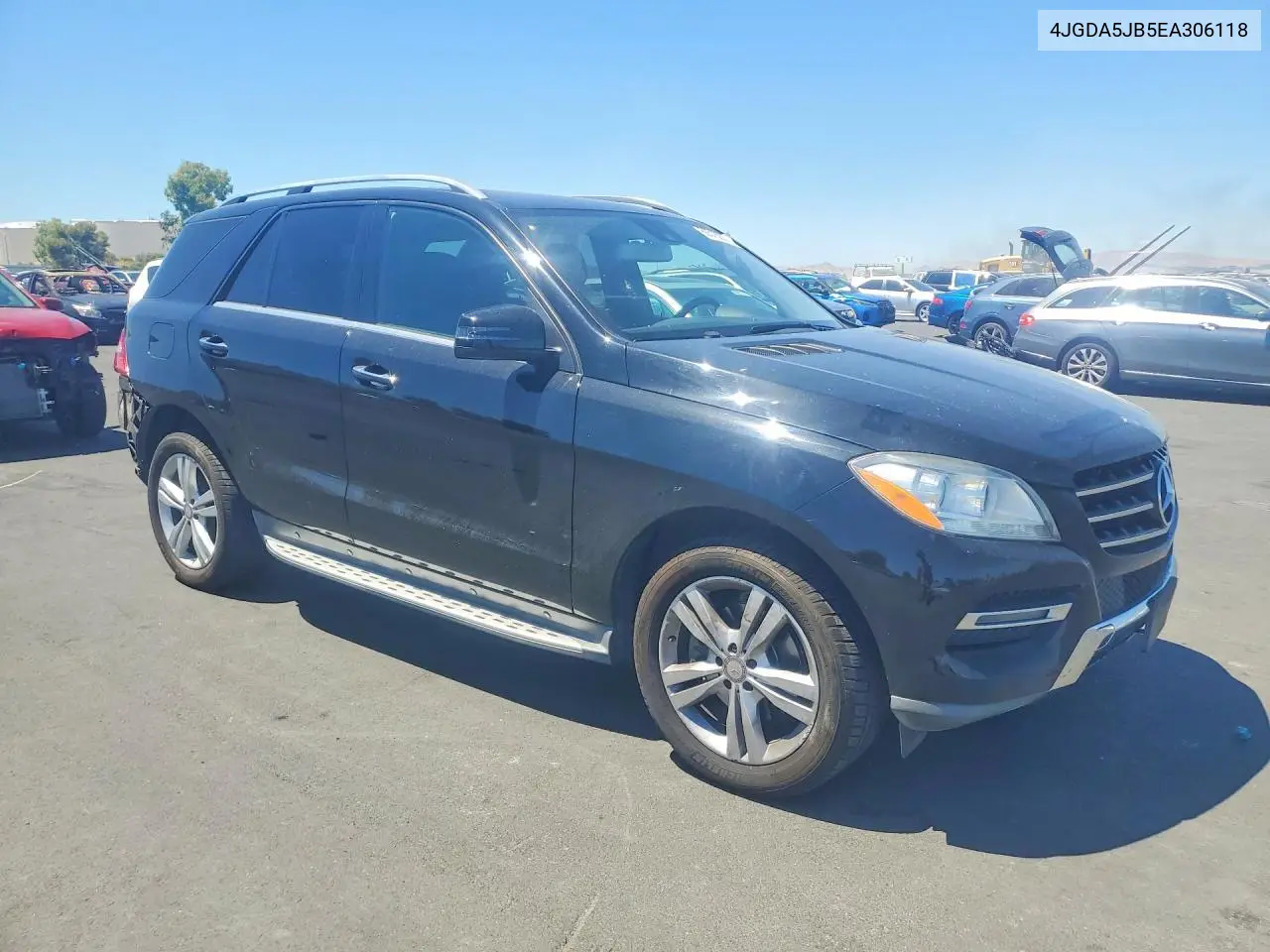 2014 Mercedes-Benz Ml 350 VIN: 4JGDA5JB5EA306118 Lot: 60516296