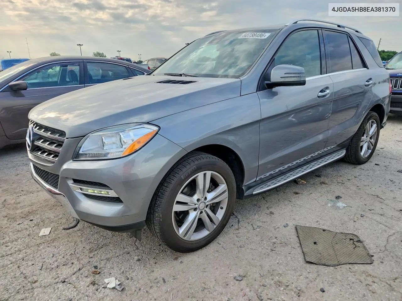2014 Mercedes-Benz Ml 350 4Matic VIN: 4JGDA5HB8EA381370 Lot: 60738486