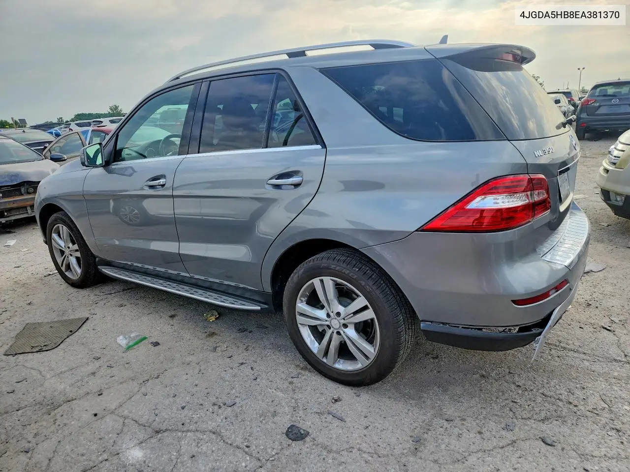2014 Mercedes-Benz Ml 350 4Matic VIN: 4JGDA5HB8EA381370 Lot: 60738486