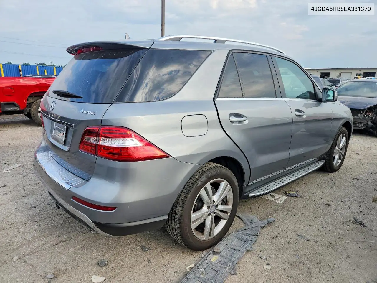 2014 Mercedes-Benz Ml 350 4Matic VIN: 4JGDA5HB8EA381370 Lot: 60738486