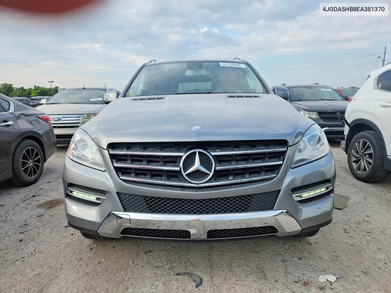 2014 Mercedes-Benz Ml 350 4Matic VIN: 4JGDA5HB8EA381370 Lot: 60738486