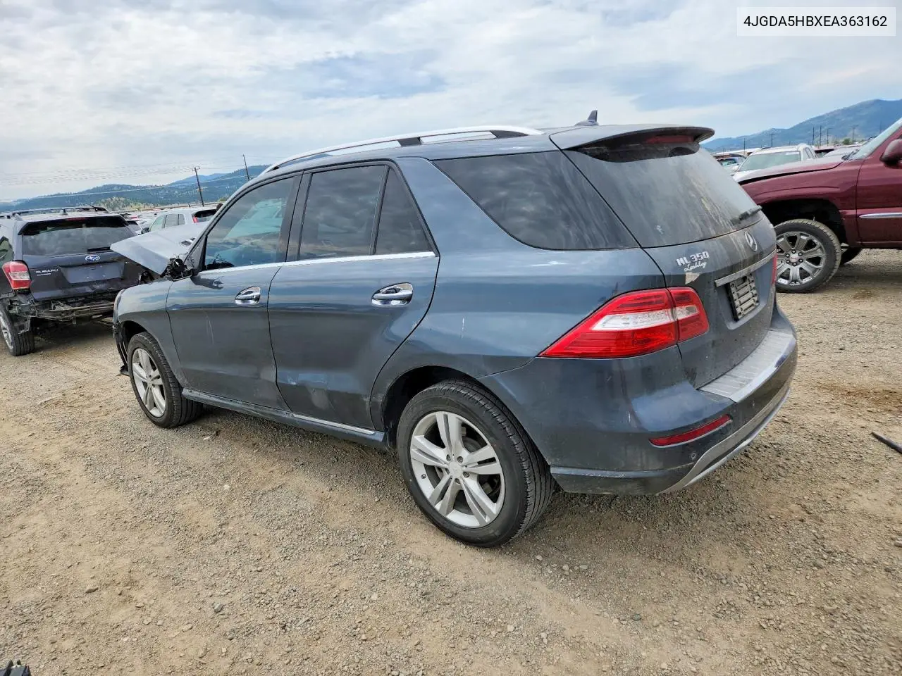 2014 Mercedes-Benz Ml 350 4Matic VIN: 4JGDA5HBXEA363162 Lot: 60846046