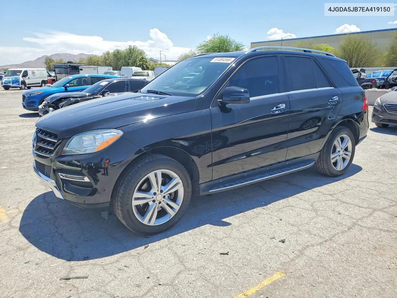 2014 Mercedes-Benz Ml 350 VIN: 4JGDA5JB7EA419150 Lot: 61084566