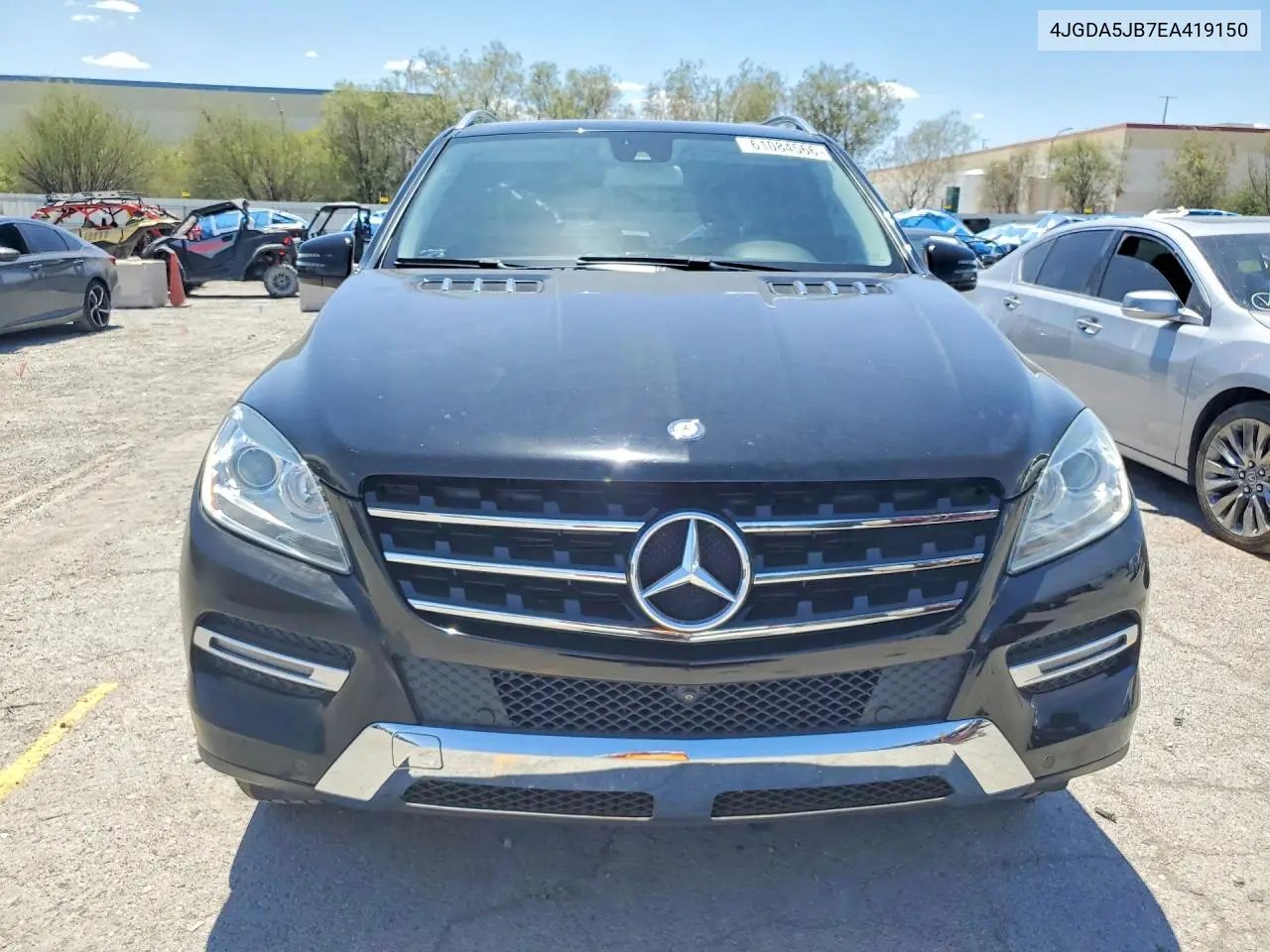 2014 Mercedes-Benz Ml 350 VIN: 4JGDA5JB7EA419150 Lot: 61084566