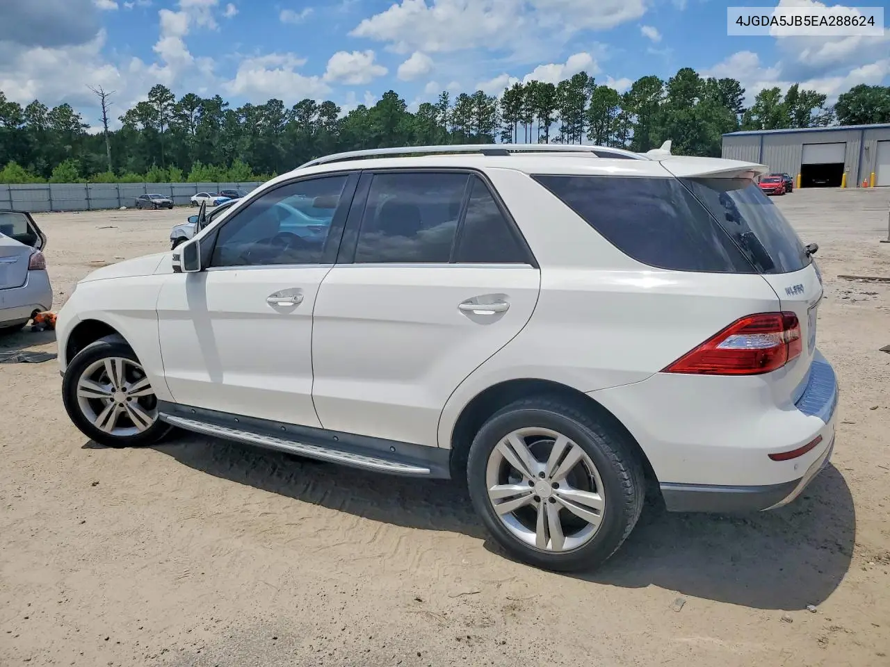 2014 Mercedes-Benz Ml 350 VIN: 4JGDA5JB5EA288624 Lot: 61306046