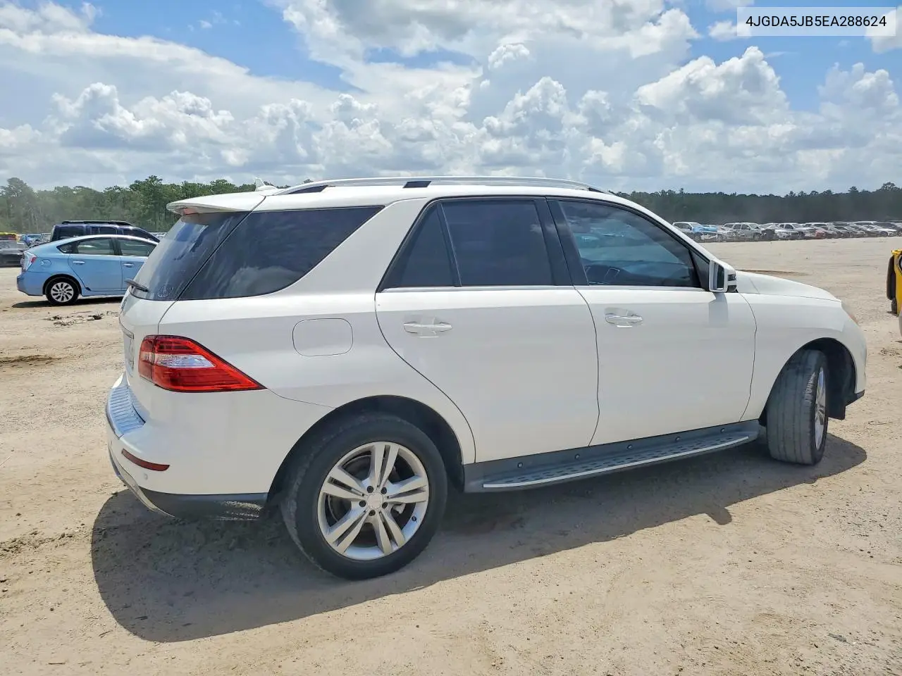 2014 Mercedes-Benz Ml 350 VIN: 4JGDA5JB5EA288624 Lot: 61306046