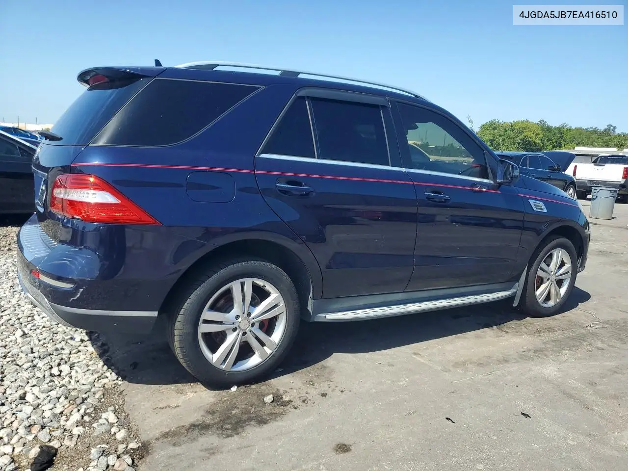 2014 Mercedes-Benz Ml 350 VIN: 4JGDA5JB7EA416510 Lot: 61362936