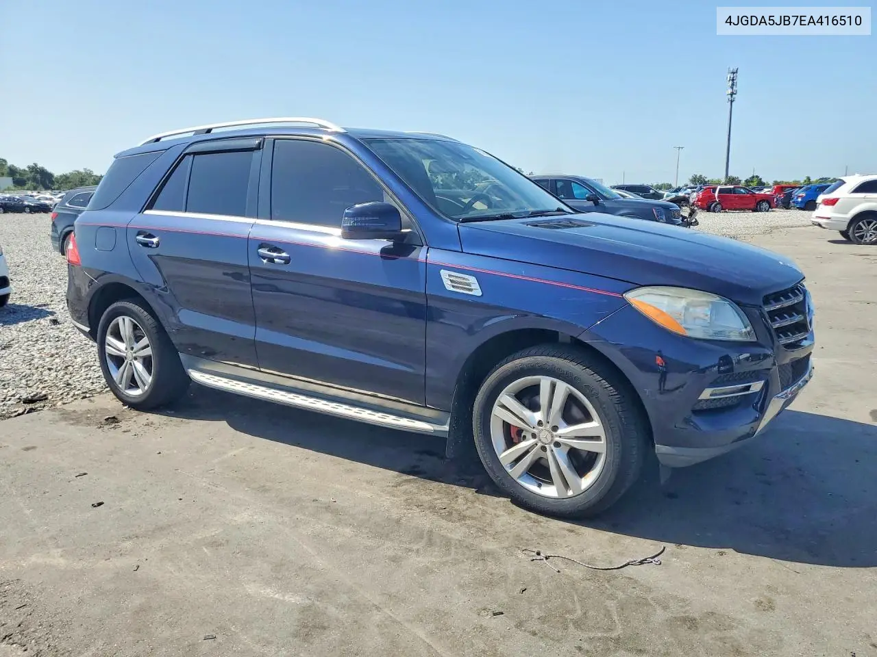 2014 Mercedes-Benz Ml 350 VIN: 4JGDA5JB7EA416510 Lot: 61362936