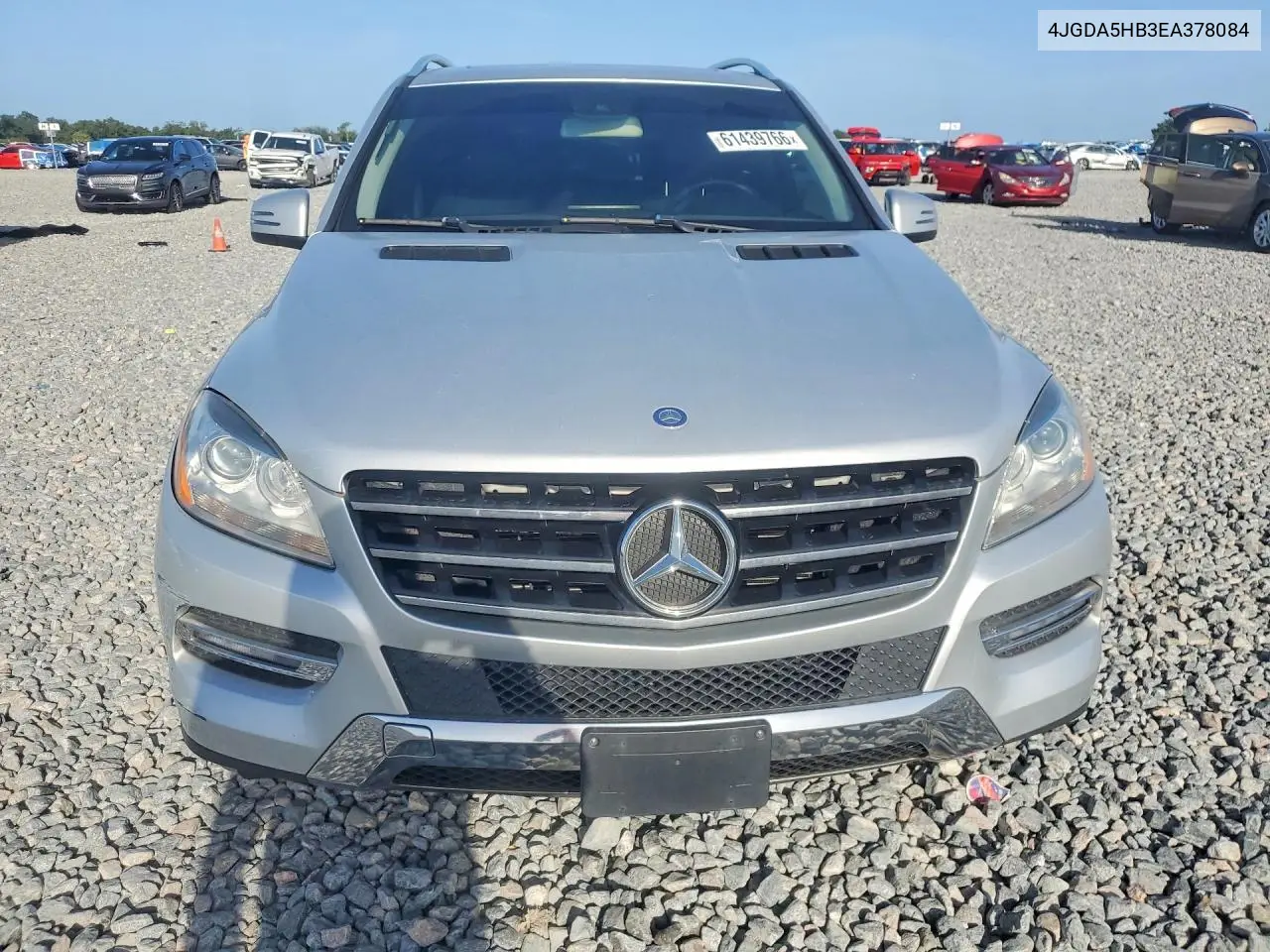 2014 Mercedes-Benz Ml 350 4Matic VIN: 4JGDA5HB3EA378084 Lot: 61439766