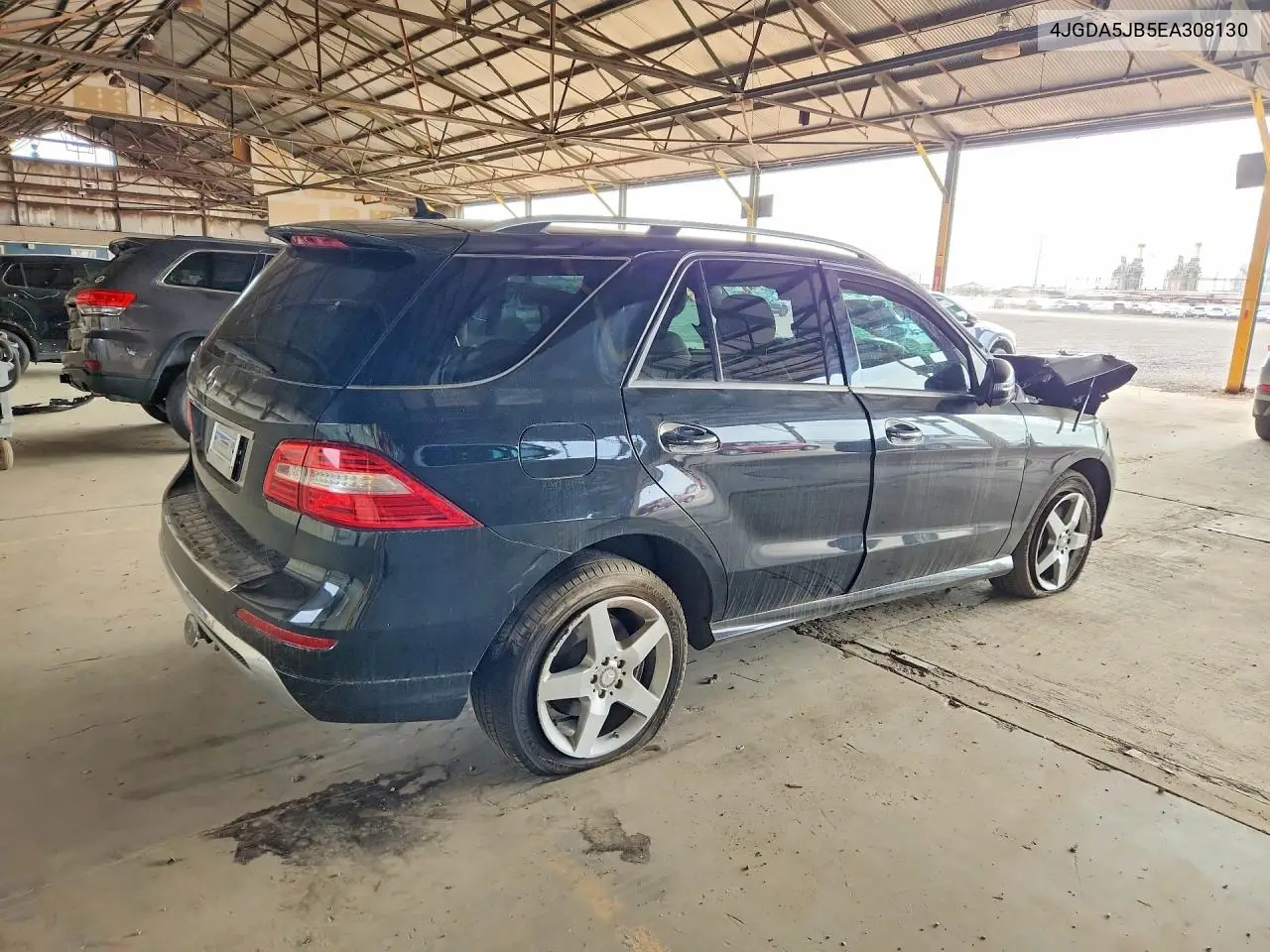 2014 Mercedes-Benz Ml 350 VIN: 4JGDA5JB5EA308130 Lot: 61492796