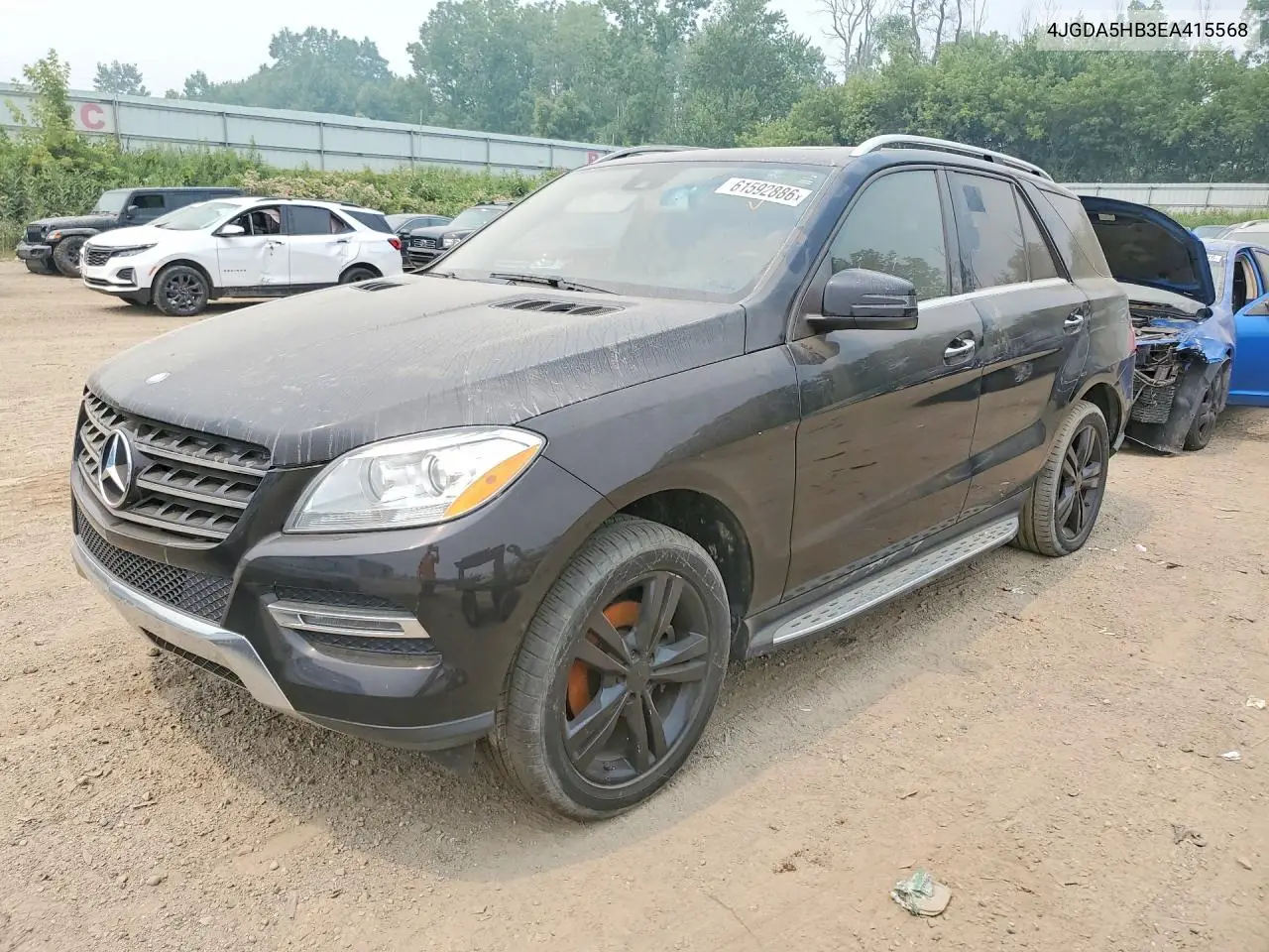 2014 Mercedes-Benz Ml 350 4Matic VIN: 4JGDA5HB3EA415568 Lot: 61592886