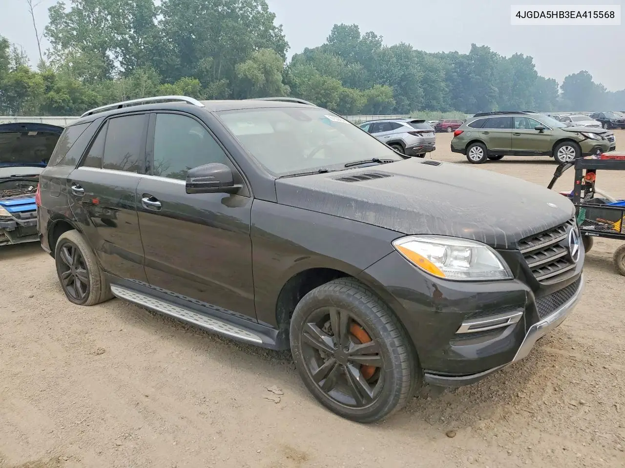2014 Mercedes-Benz Ml 350 4Matic VIN: 4JGDA5HB3EA415568 Lot: 61592886