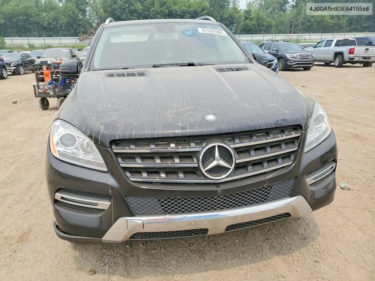 2014 Mercedes-Benz Ml 350 4Matic VIN: 4JGDA5HB3EA415568 Lot: 61592886