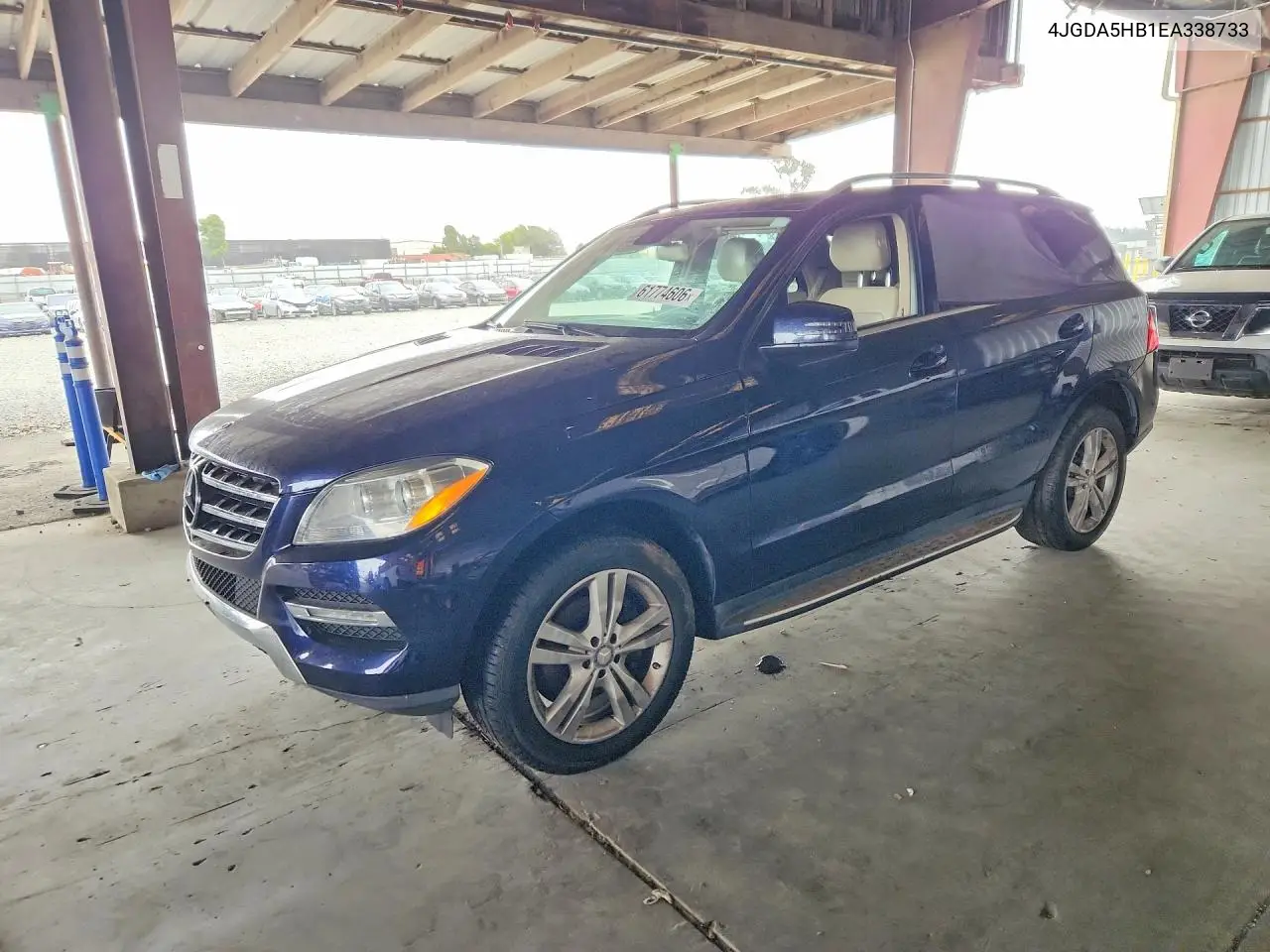2014 Mercedes-Benz Ml 350 4Matic VIN: 4JGDA5HB1EA338733 Lot: 61774606