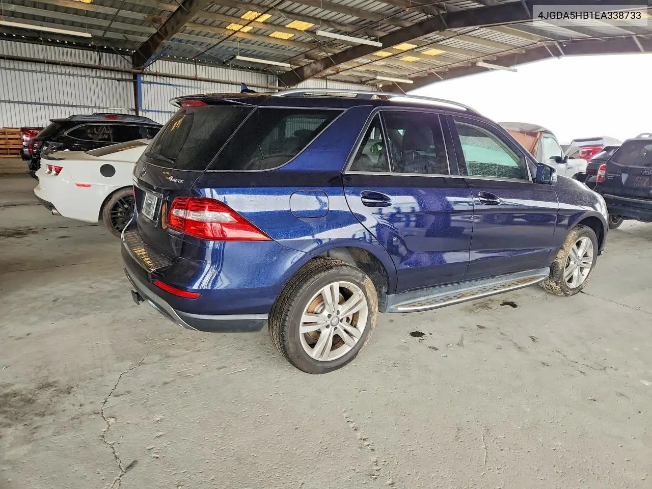 2014 Mercedes-Benz Ml 350 4Matic VIN: 4JGDA5HB1EA338733 Lot: 61774606
