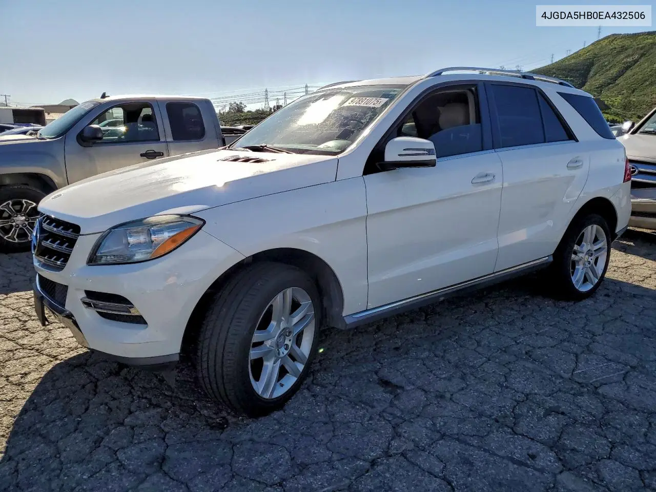2014 Mercedes-Benz Ml 350 4Matic VIN: 4JGDA5HB0EA432506 Lot: 97891075
