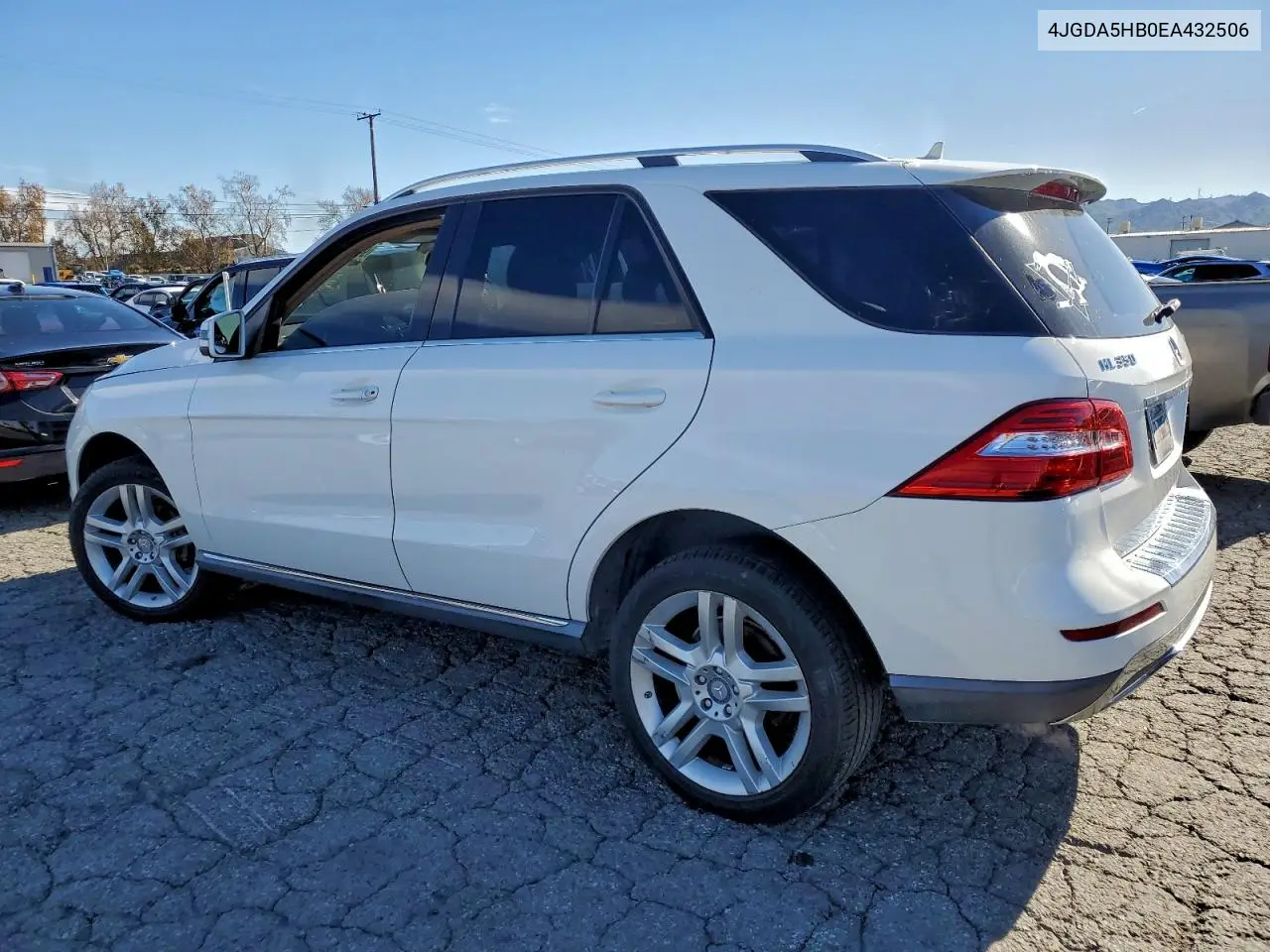 2014 Mercedes-Benz Ml 350 4Matic VIN: 4JGDA5HB0EA432506 Lot: 97891075