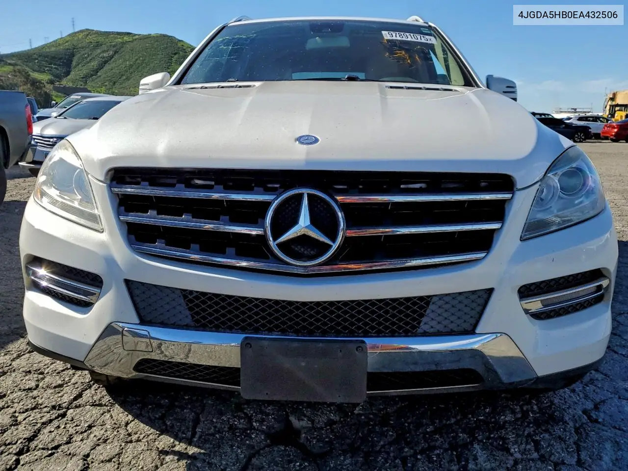 2014 Mercedes-Benz Ml 350 4Matic VIN: 4JGDA5HB0EA432506 Lot: 97891075