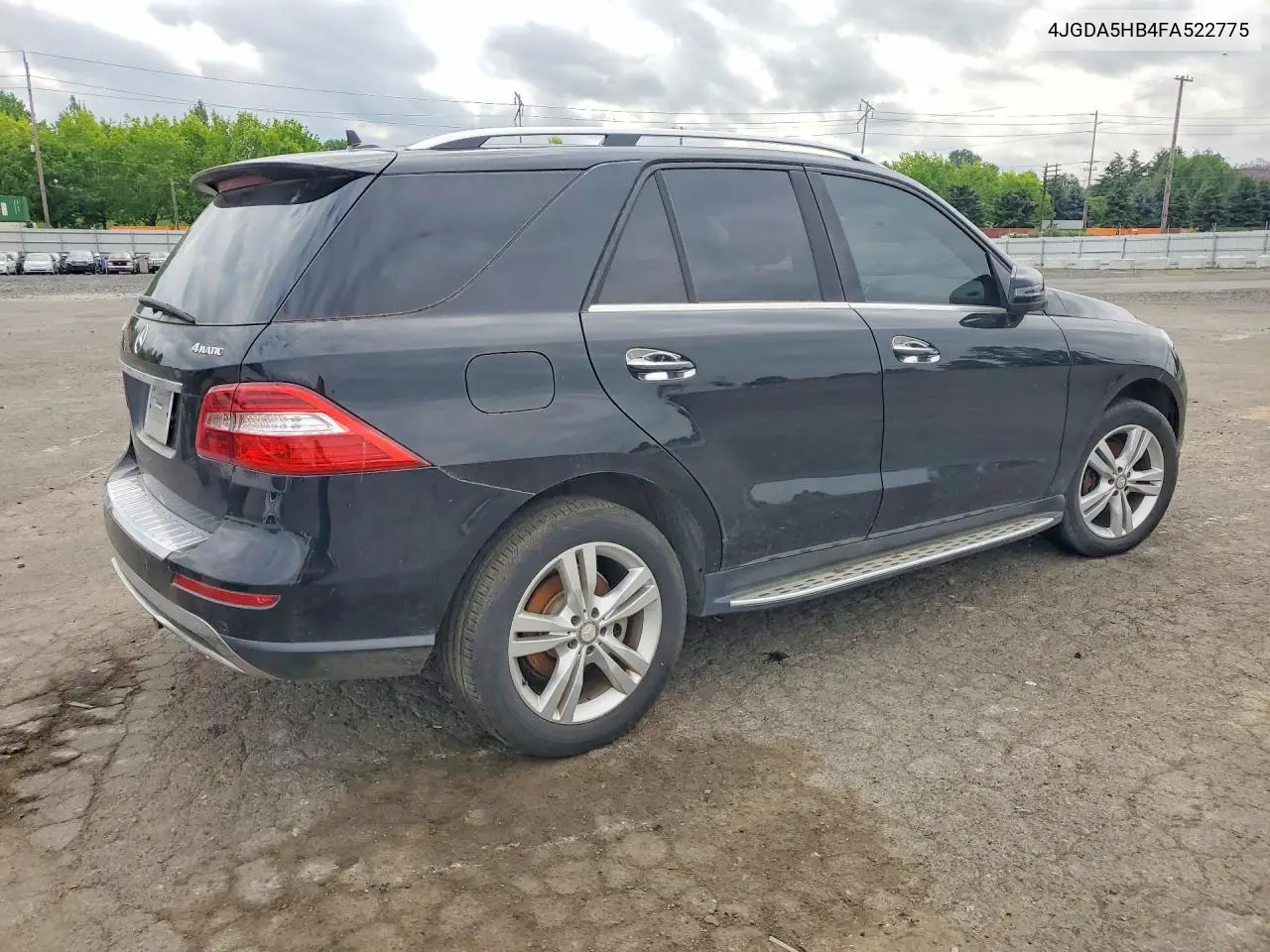 2015 Mercedes-Benz Ml 350 4Matic VIN: 4JGDA5HB4FA522775 Lot: 52388106