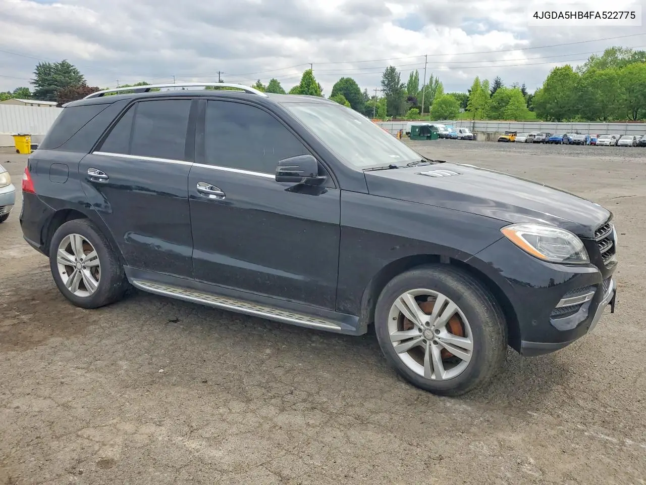 2015 Mercedes-Benz Ml 350 4Matic VIN: 4JGDA5HB4FA522775 Lot: 52388106