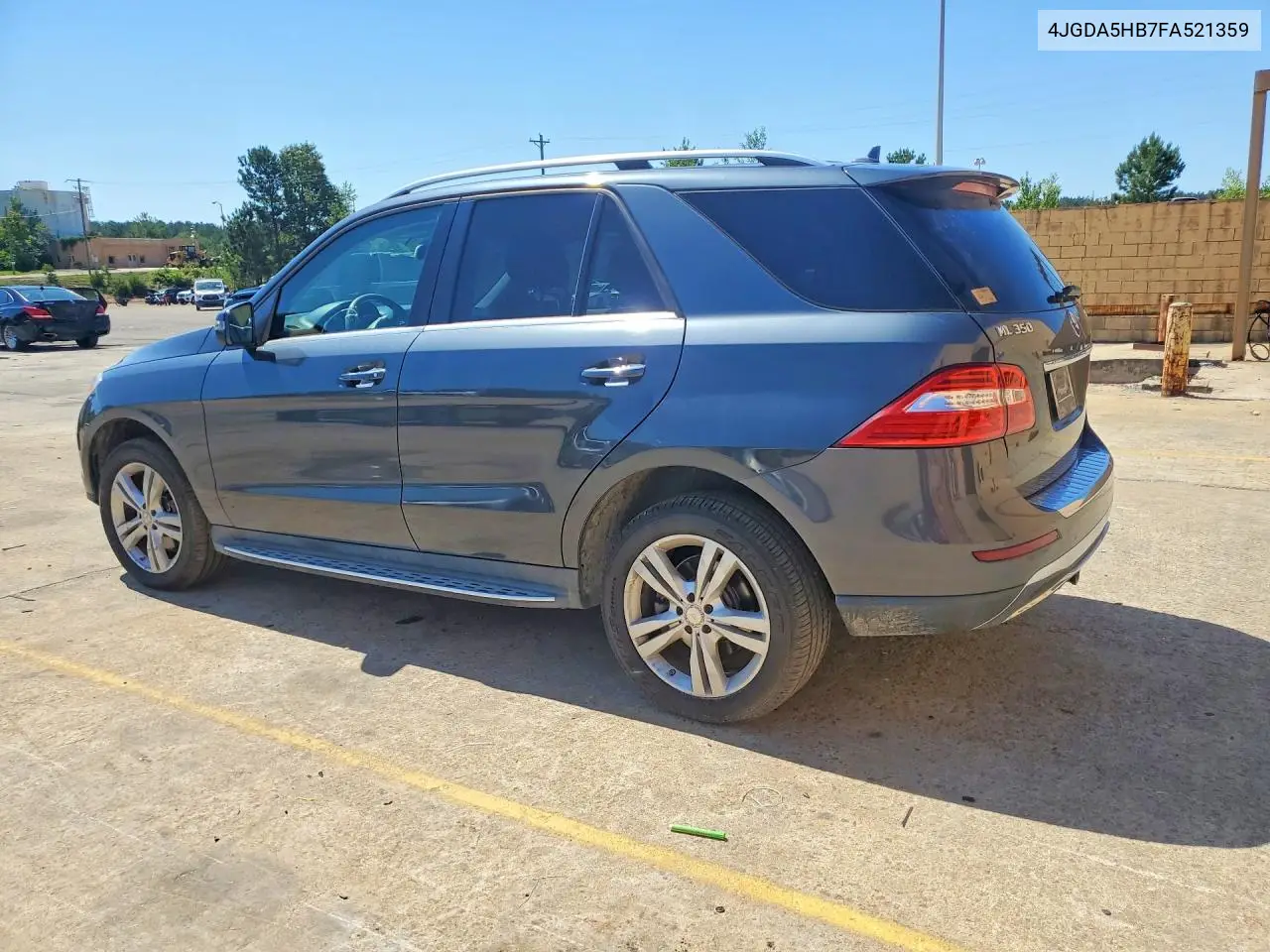 2015 Mercedes-Benz Ml 350 4Matic VIN: 4JGDA5HB7FA521359 Lot: 55820136