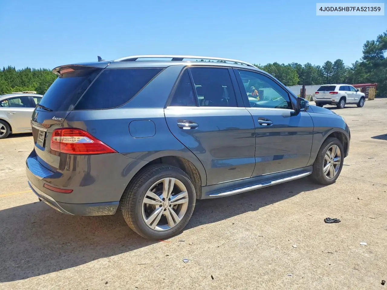 2015 Mercedes-Benz Ml 350 4Matic VIN: 4JGDA5HB7FA521359 Lot: 55820136