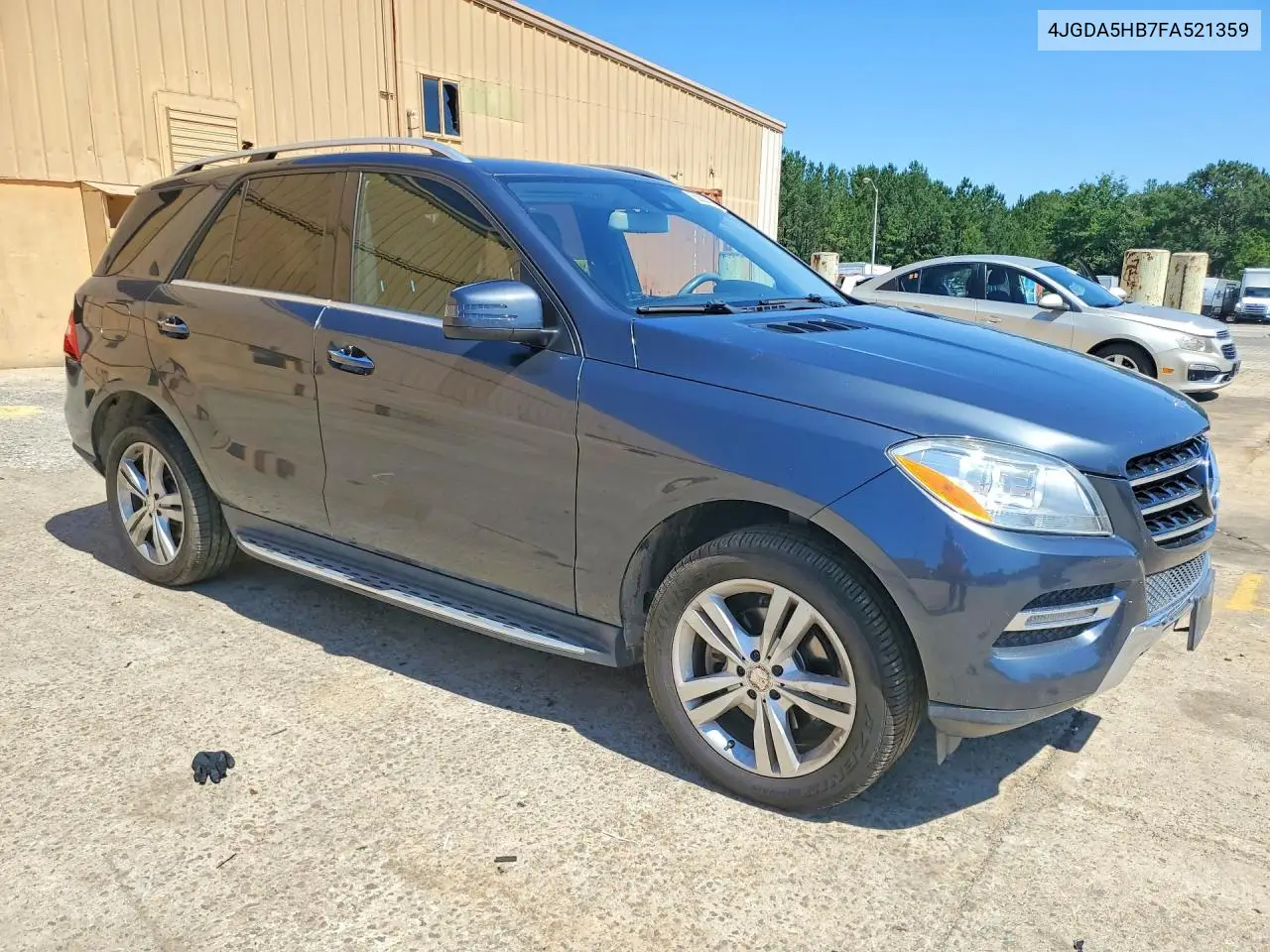 2015 Mercedes-Benz Ml 350 4Matic VIN: 4JGDA5HB7FA521359 Lot: 55820136