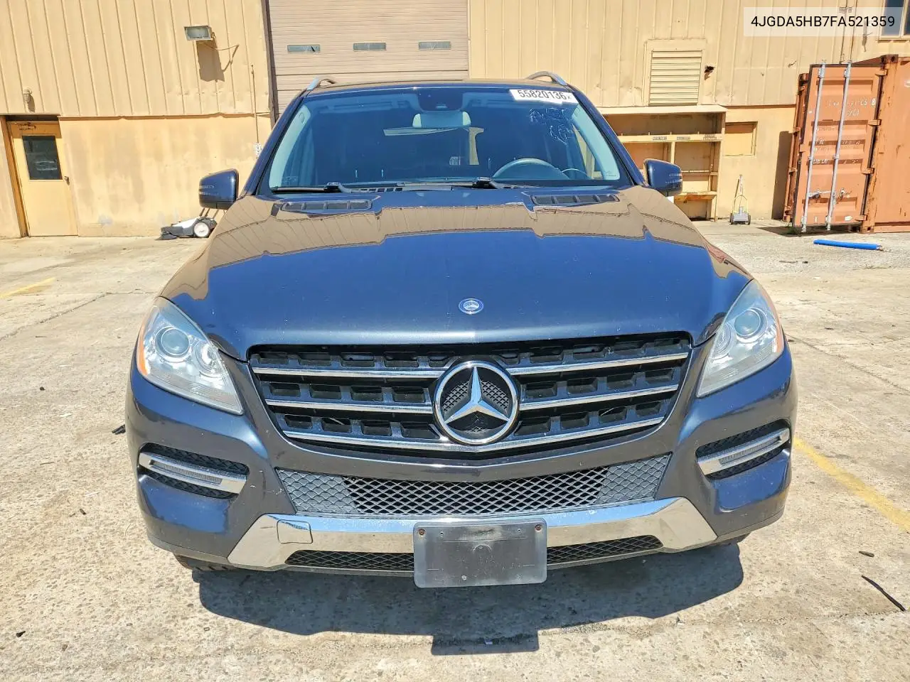 2015 Mercedes-Benz Ml 350 4Matic VIN: 4JGDA5HB7FA521359 Lot: 55820136