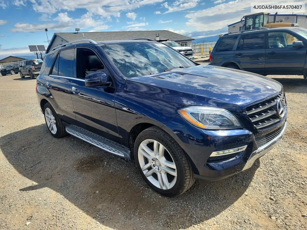 2015 Mercedes-Benz Ml 350 4Matic VIN: 4JGDA5HB6FA570407 Lot: 58114806