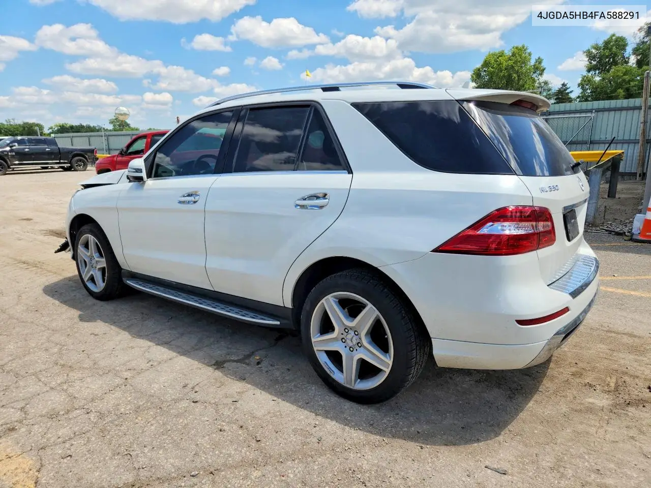 2015 Mercedes-Benz Ml 350 4Matic VIN: 4JGDA5HB4FA588291 Lot: 58229916