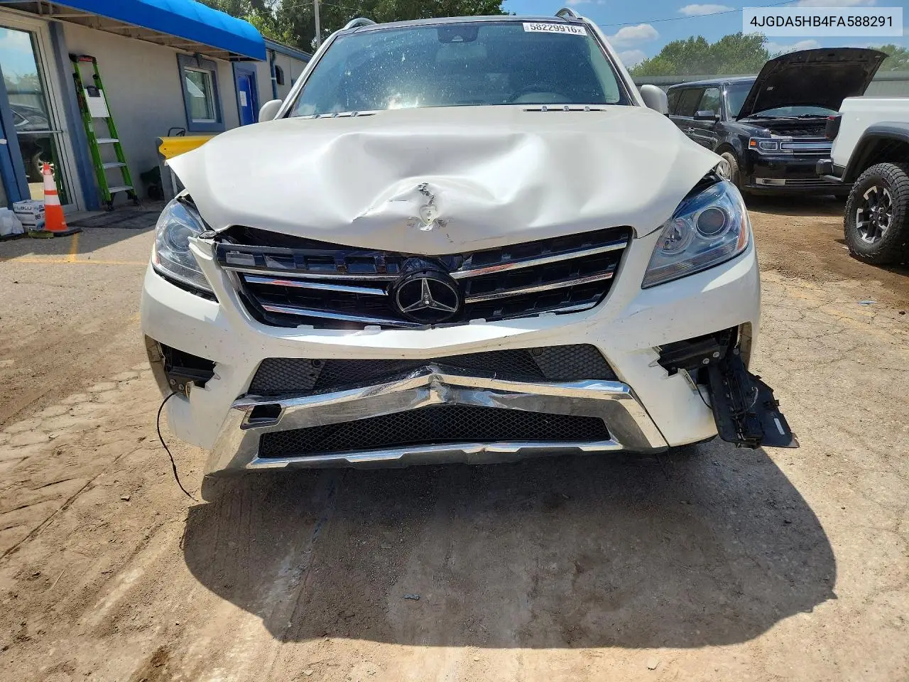 2015 Mercedes-Benz Ml 350 4Matic VIN: 4JGDA5HB4FA588291 Lot: 58229916