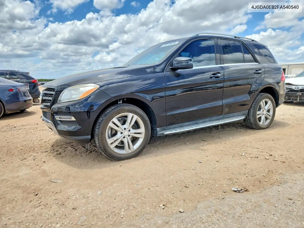 2015 Mercedes-Benz Ml 250 Bluetec VIN: 4JGDA0EB2FA540540 Lot: 59215676