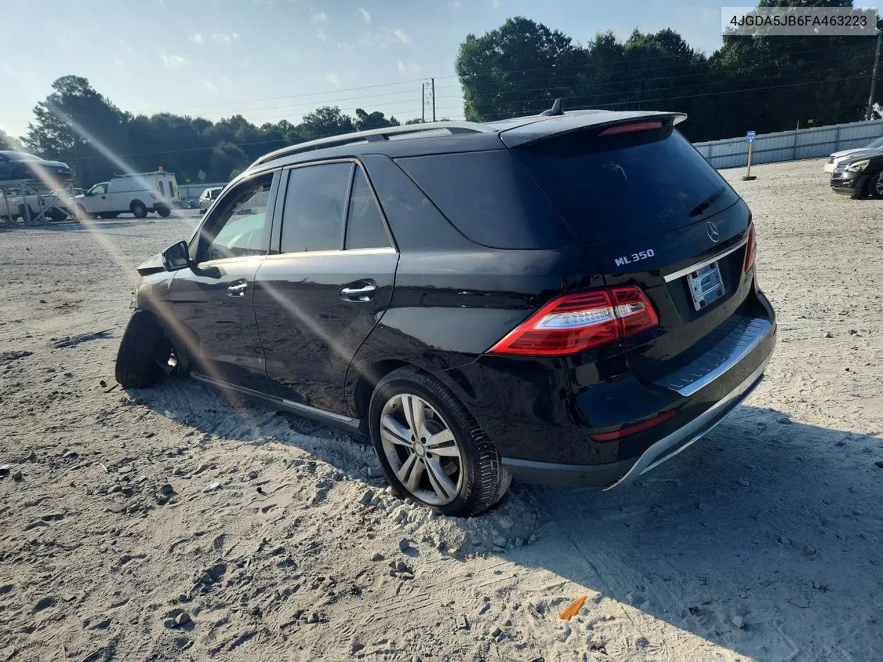 2015 Mercedes-Benz Ml 350 VIN: 4JGDA5JB6FA463223 Lot: 59391356