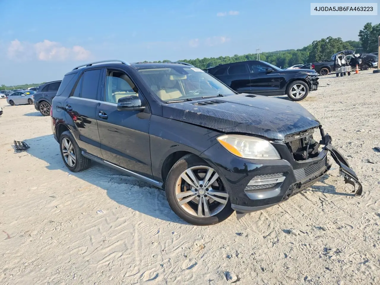 2015 Mercedes-Benz Ml 350 VIN: 4JGDA5JB6FA463223 Lot: 59391356