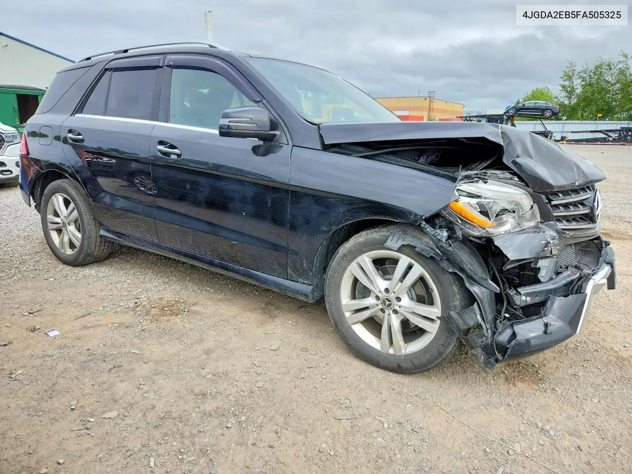 2015 Mercedes-Benz Ml 350 Bluetec VIN: 4JGDA2EB5FA505325 Lot: 59713816