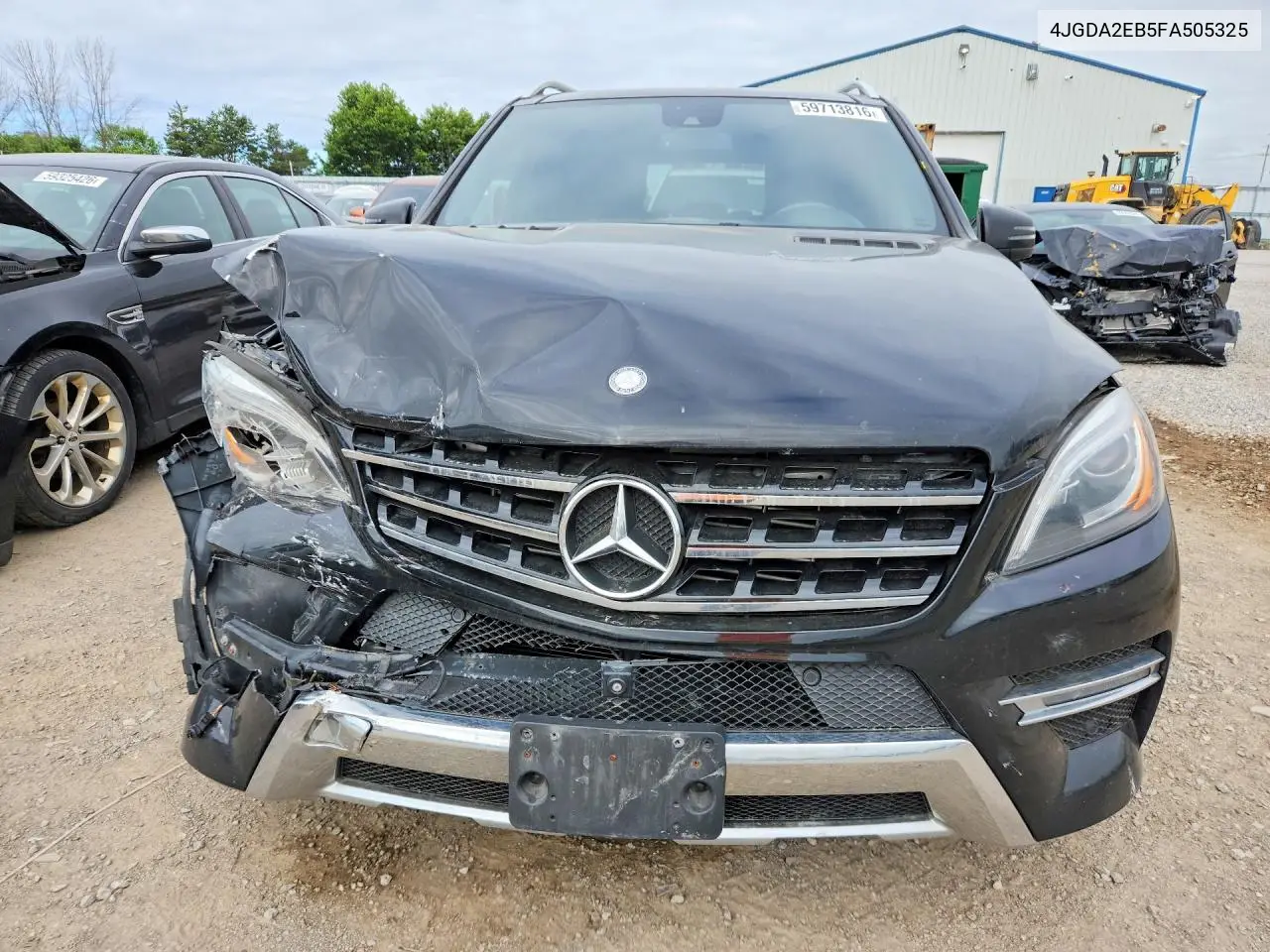 2015 Mercedes-Benz Ml 350 Bluetec VIN: 4JGDA2EB5FA505325 Lot: 59713816