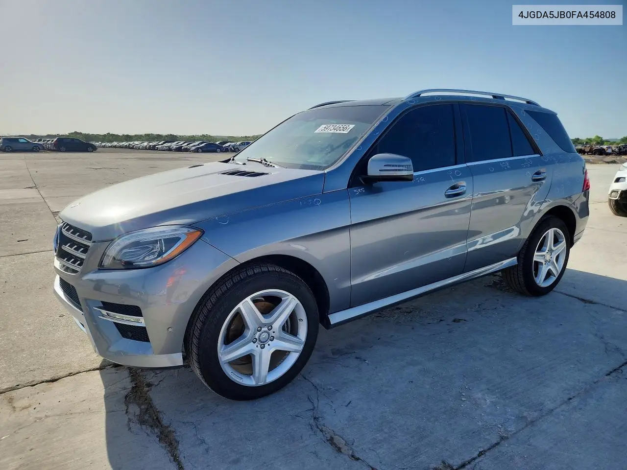 2015 Mercedes-Benz Ml 350 VIN: 4JGDA5JB0FA454808 Lot: 59734656