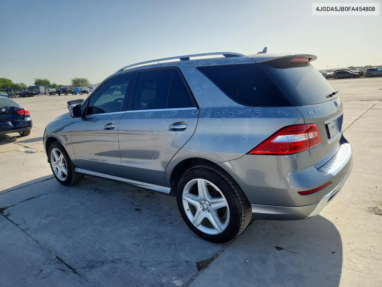 2015 Mercedes-Benz Ml 350 VIN: 4JGDA5JB0FA454808 Lot: 59734656