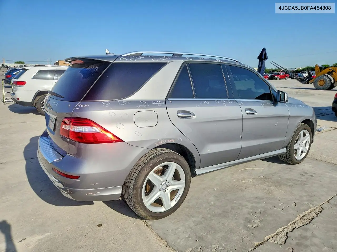 2015 Mercedes-Benz Ml 350 VIN: 4JGDA5JB0FA454808 Lot: 59734656