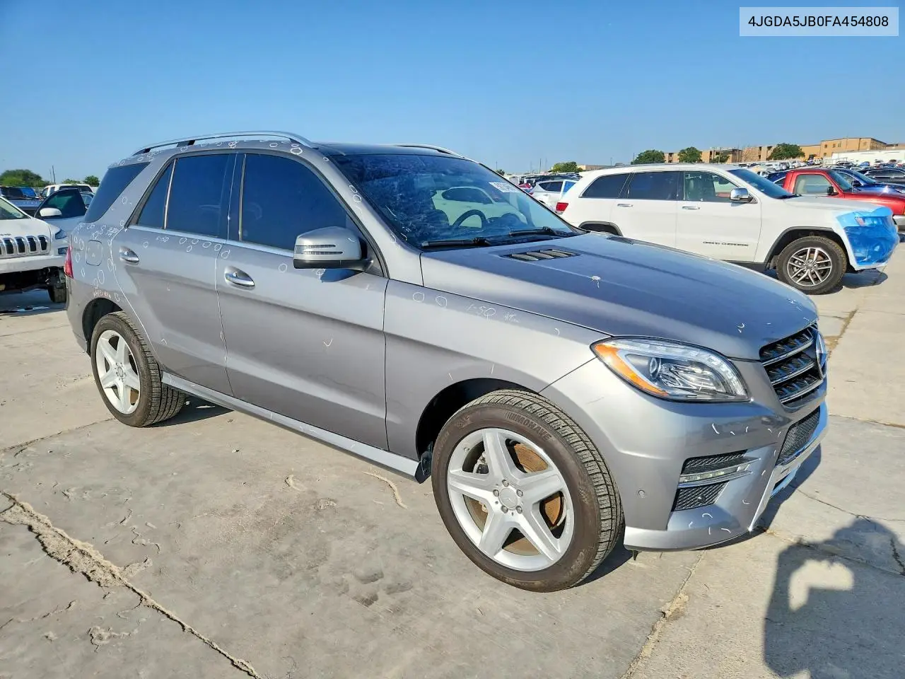 2015 Mercedes-Benz Ml 350 VIN: 4JGDA5JB0FA454808 Lot: 59734656