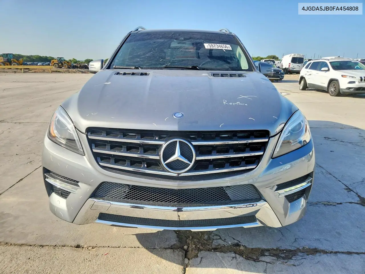 2015 Mercedes-Benz Ml 350 VIN: 4JGDA5JB0FA454808 Lot: 59734656