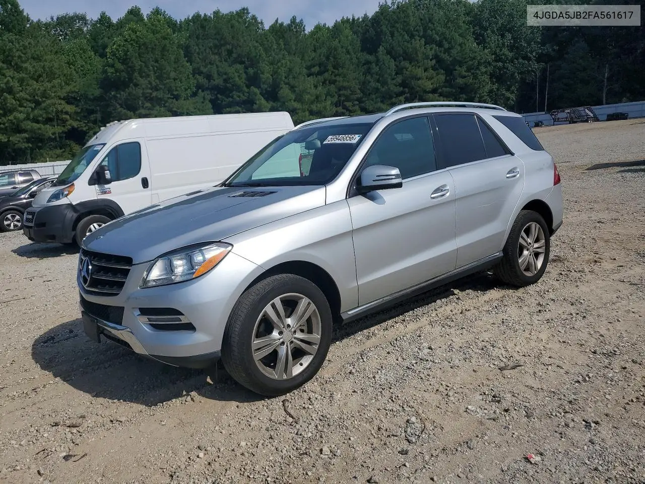 2015 Mercedes-Benz Ml 350 VIN: 4JGDA5JB2FA561617 Lot: 59946856