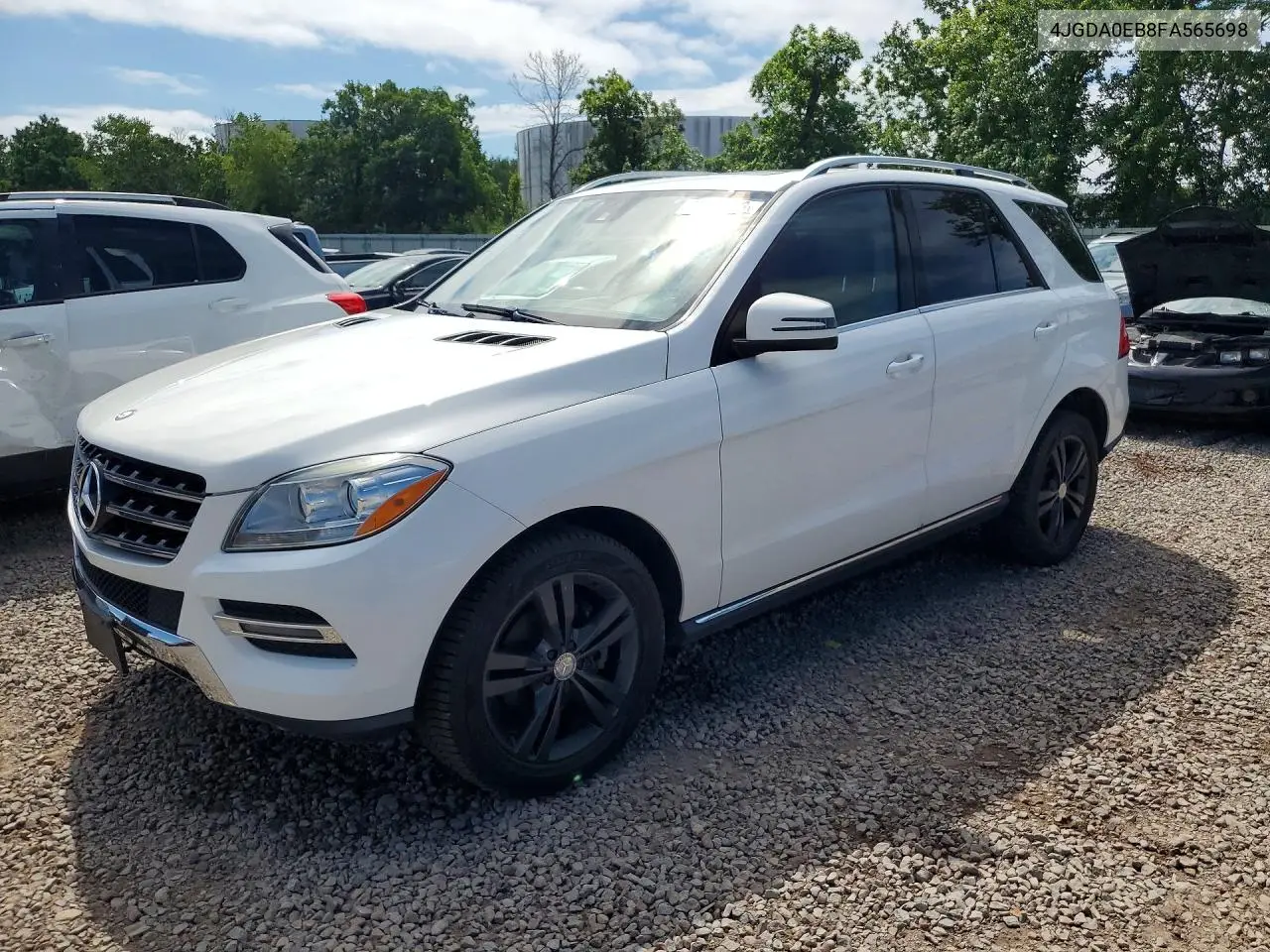 2015 Mercedes-Benz Ml 250 Bluetec VIN: 4JGDA0EB8FA565698 Lot: 60072496