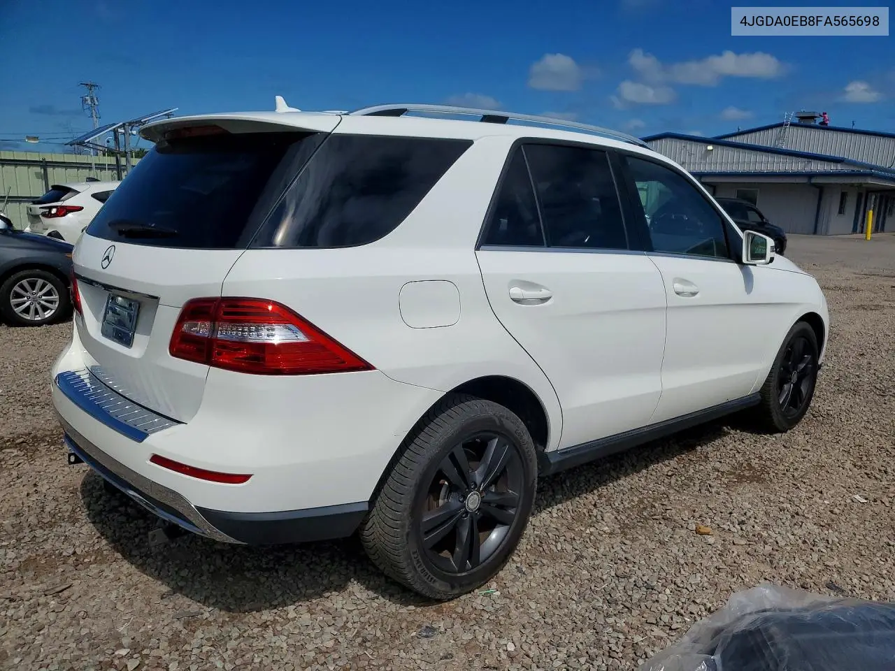 2015 Mercedes-Benz Ml 250 Bluetec VIN: 4JGDA0EB8FA565698 Lot: 60072496