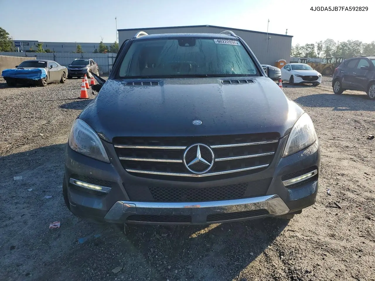 2015 Mercedes-Benz Ml 350 VIN: 4JGDA5JB7FA592829 Lot: 60222896