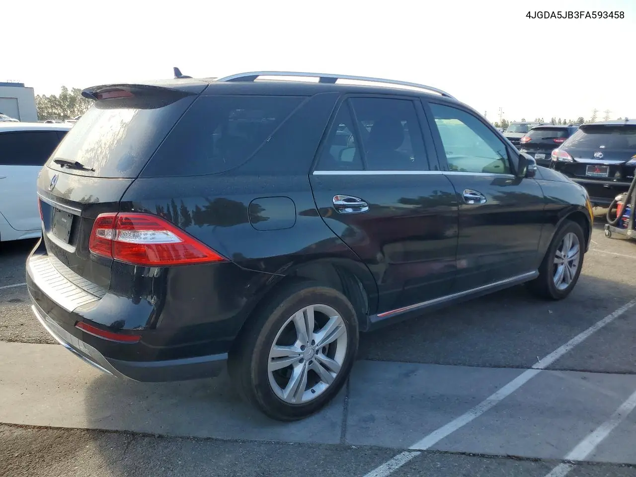 2015 Mercedes-Benz Ml 350 VIN: 4JGDA5JB3FA593458 Lot: 60485776