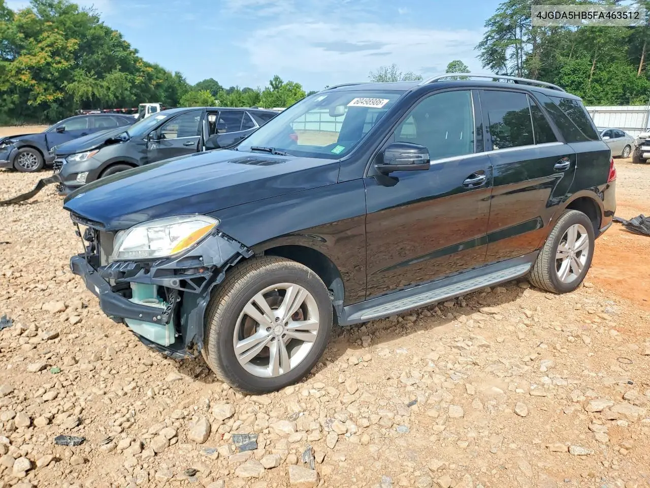 2015 Mercedes-Benz Ml 350 4Matic VIN: 4JGDA5HB5FA463512 Lot: 60498986